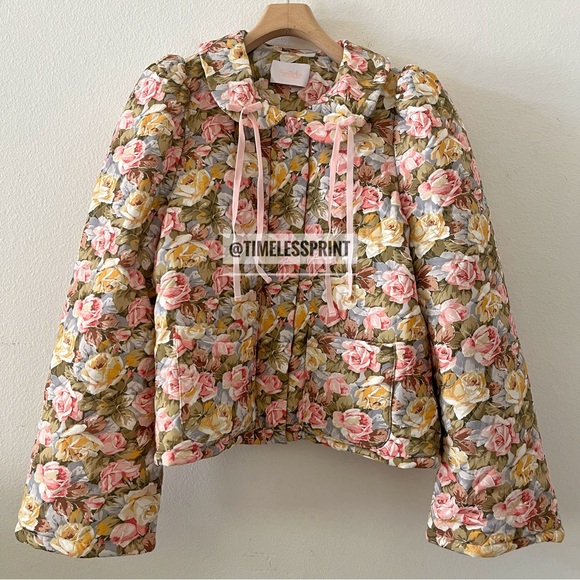 Selkie. The House Coat Jardín de Fleurs/Roses - Picture 2 of 7